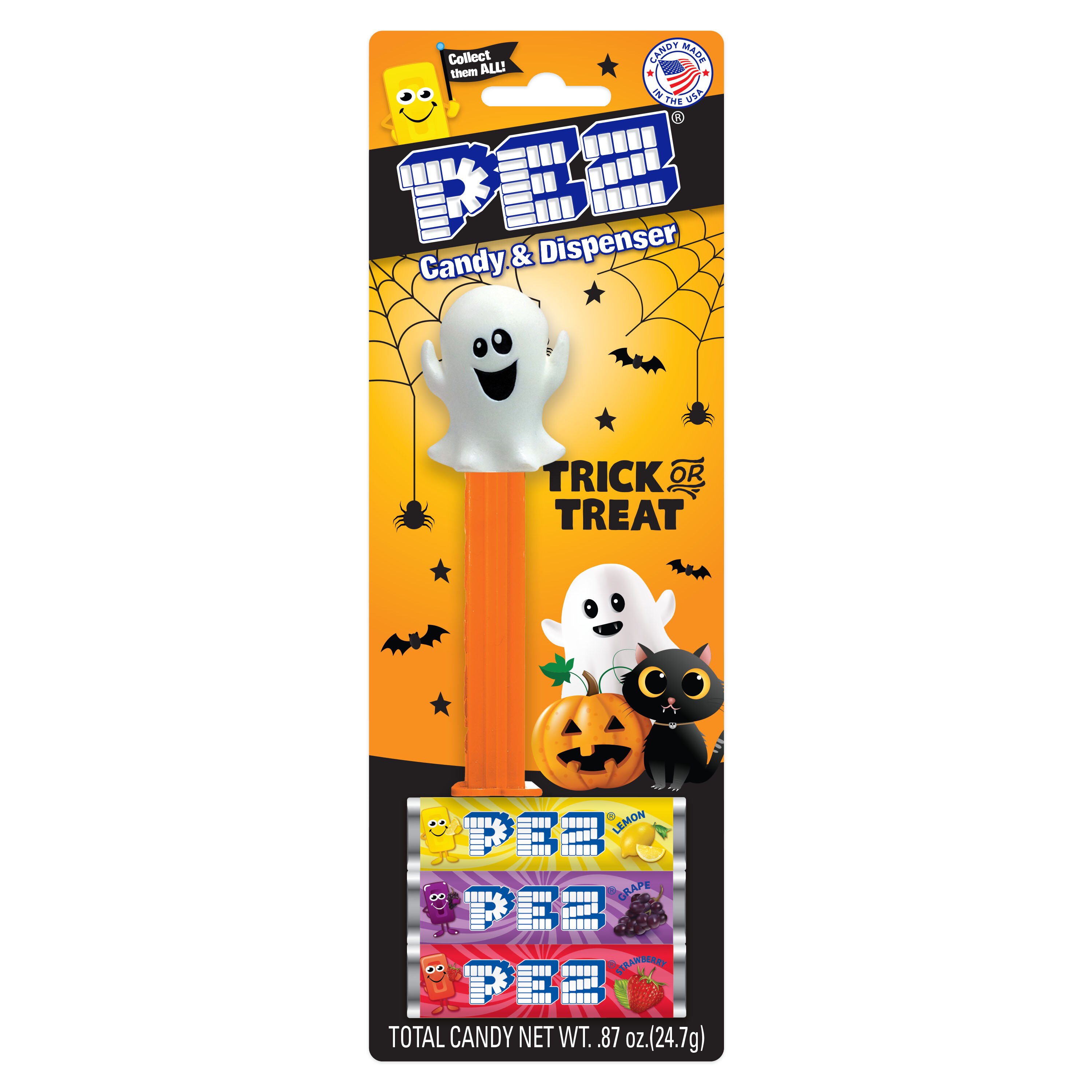 Pez, Halloween Character Dispenser with Candy, 0.87 oz