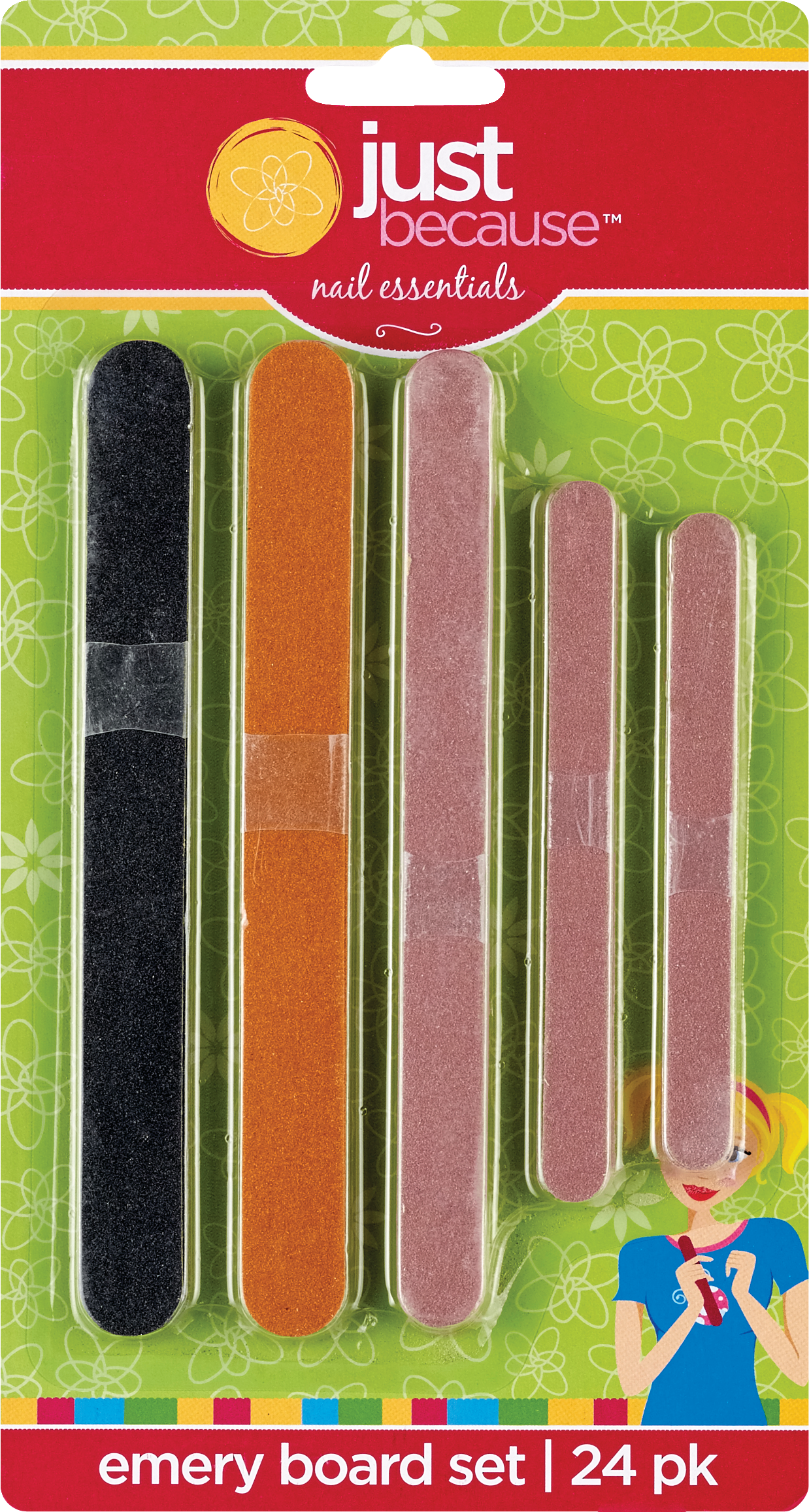 Just Because Nail Essentials Emery Board Set