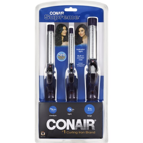 Conair Supreme Multi Size Curling Iron Set, 3 CT