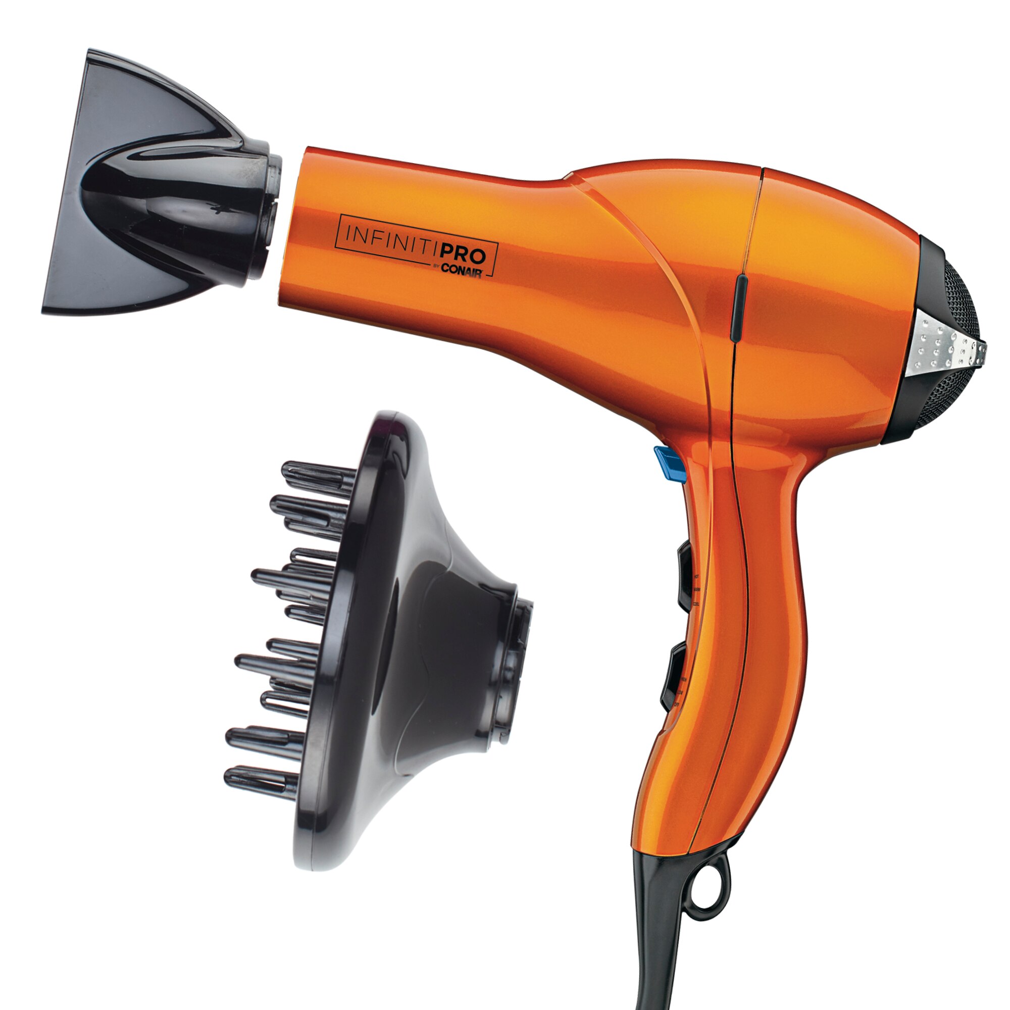 Conair InfinitiPRO Quick Styling Salon Hair Dryer, Orange