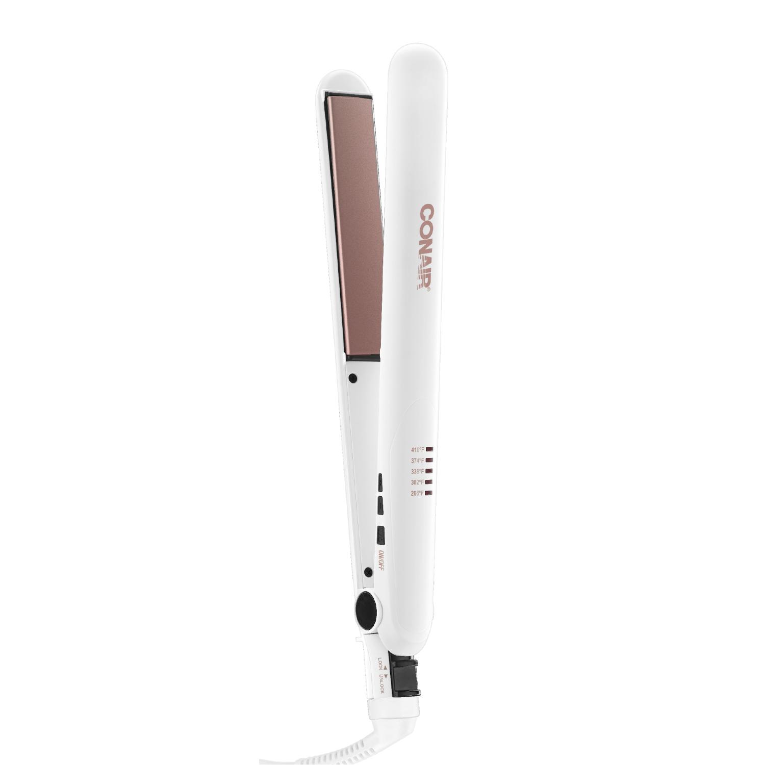 Conair Double Ceramic Flat Iron, 1 IN