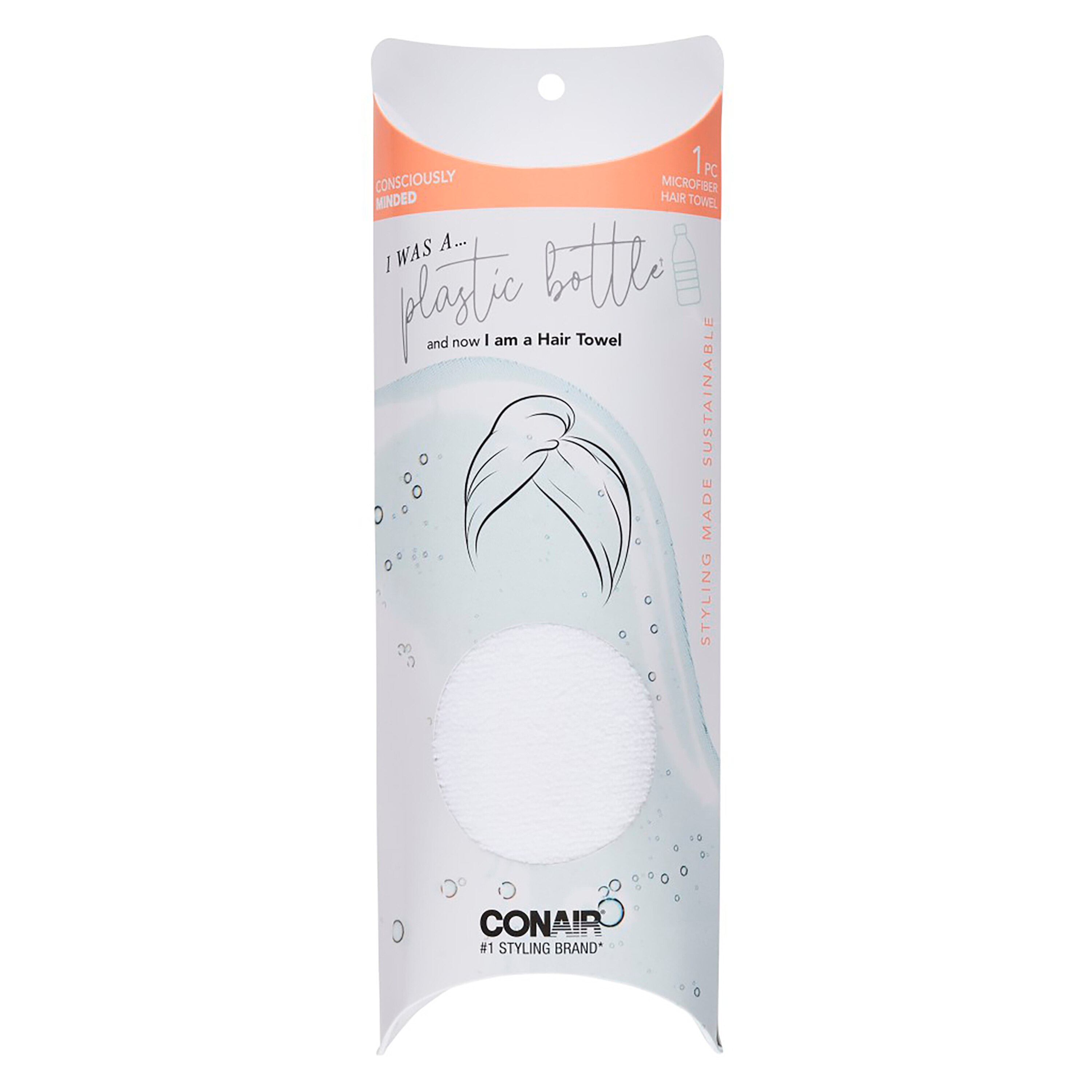 Conair Consciously Minded Hair Towel 1pk