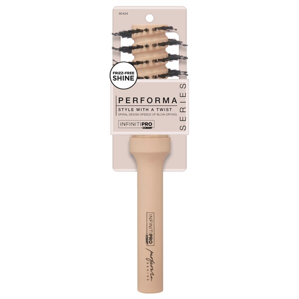 Conair InifitiPro Performa Series Porcupine Spiral Round Hairbrush