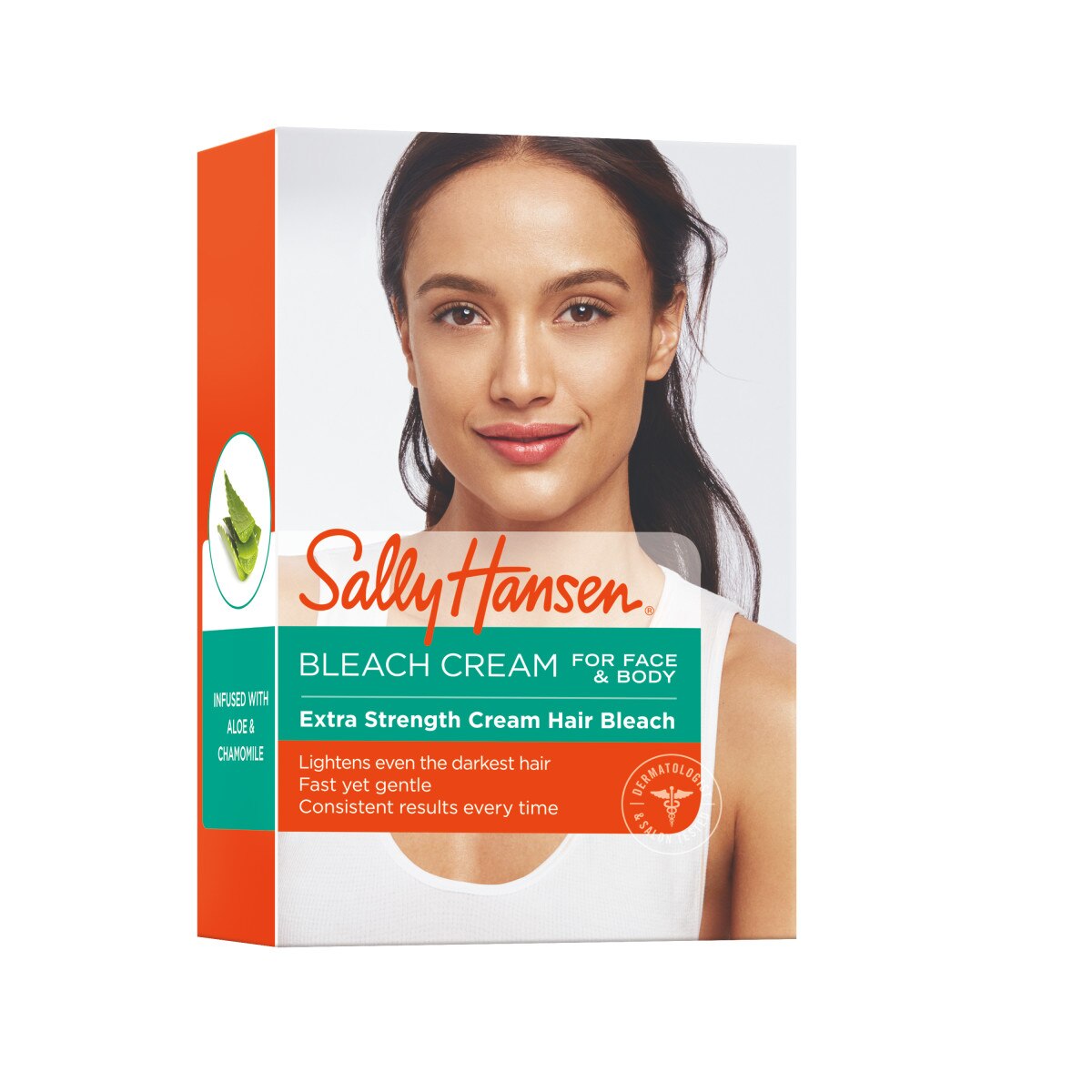 Sally Hansen Cream Hair Bleach for Face & Body, Extra Strength