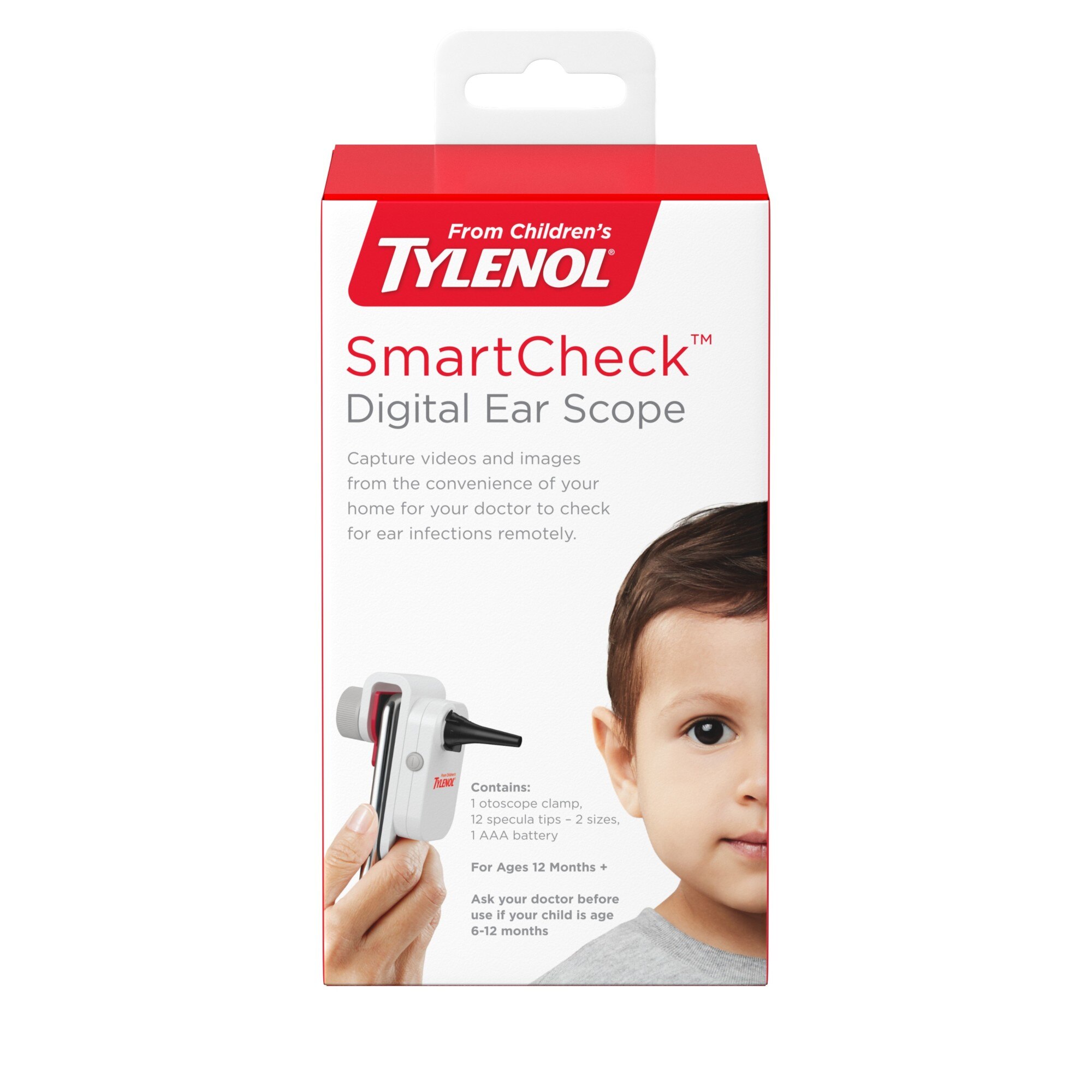 SmartCheck From Children's Tylenol Digital Ear Scope Otoscope