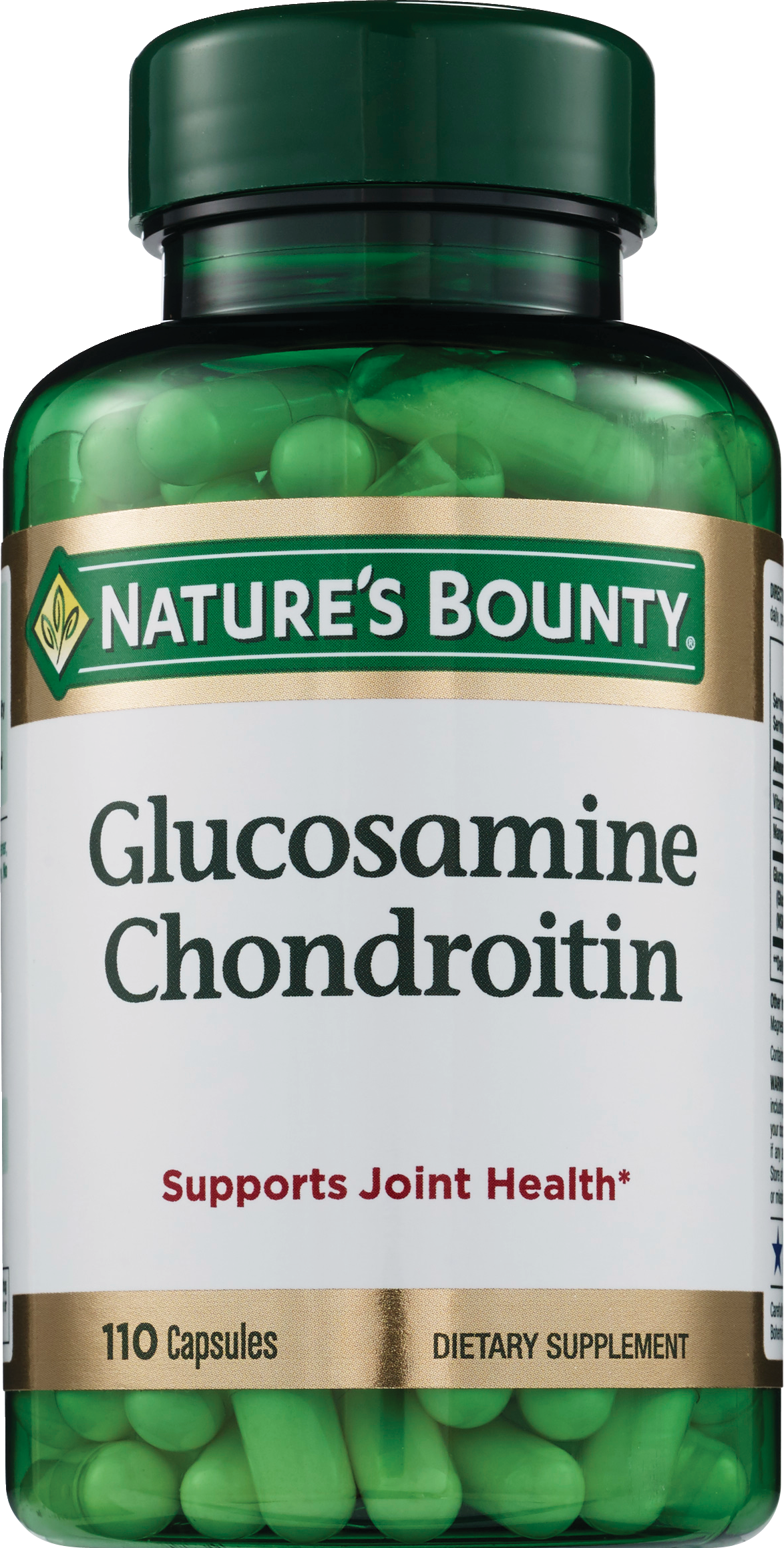 Nature's Bounty Glucosamine Chondroitin Complex Capsules, 110 CT