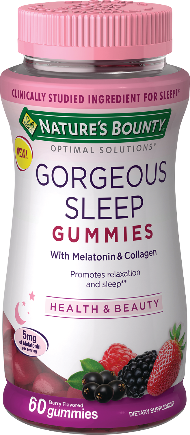 Nature's Bounty Optimal Solutions Gorgeous Sleep, with Melatonin & Collagen, 60 CT