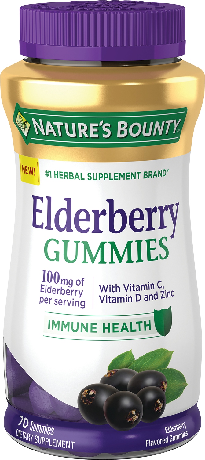 Nature's Bounty Elderberry Immune Health Gummies, 70 CT