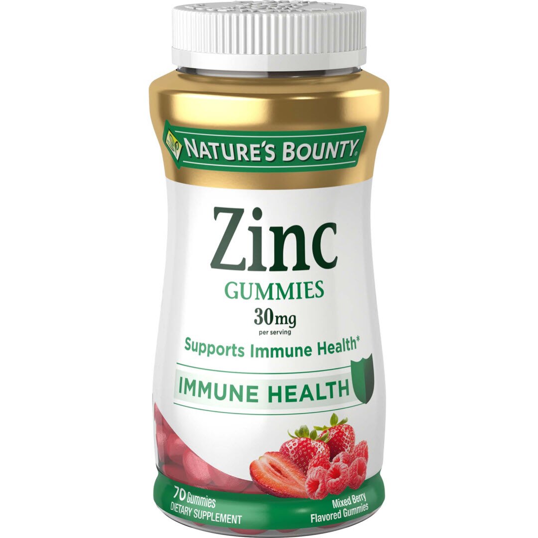 Nature's Bounty Zinc Immune Support Gummies, 30 mg, 70 CT