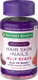 Nature's Bounty Advanced Hair, Skin & Nails Jelly Beans with Biotin, 80 CT, thumbnail image 1 of 9