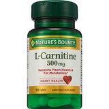 Nature's Bounty L-Carnitine Tablets 500mg, 30CT, thumbnail image 1 of 1