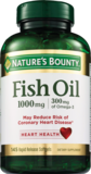 Nature's Bounty Cholesterol Free Fish Oil Softgels 1000mg, thumbnail image 1 of 3