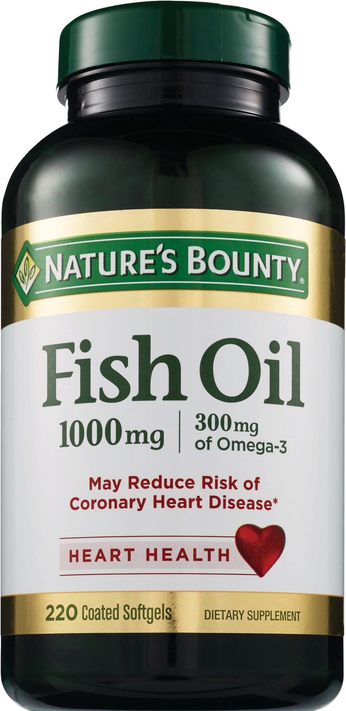 Nature's Bounty Odorless Fish Oil Softgels 1000mg