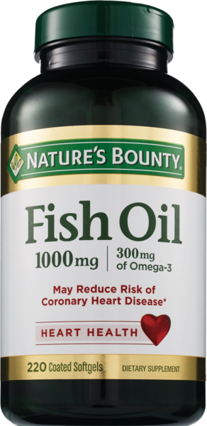 Nature's Bounty Odorless Fish Oil Softgels 1000mg