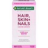 Nature's Bounty Optimal Solutions Hair, Skin and Nails Tablets, 60CT, thumbnail image 1 of 3