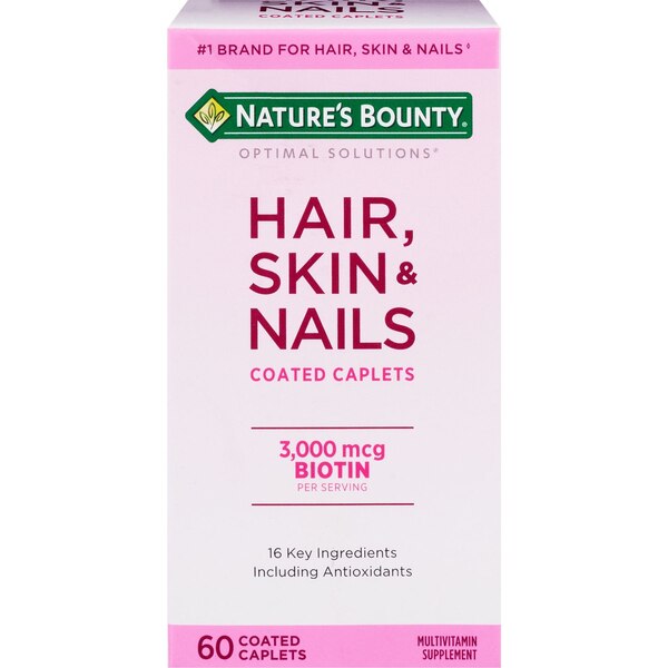 Nature's Bounty Optimal Solutions Hair, Skin and Nails Tablets, 60CT