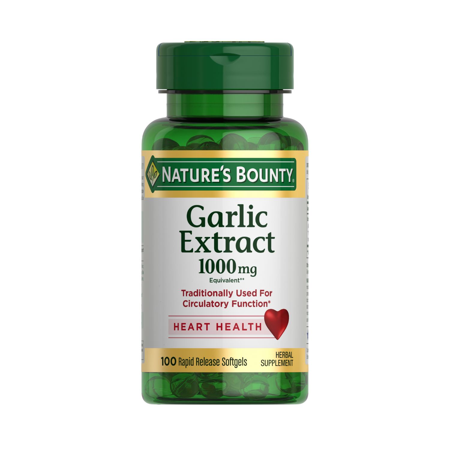 Nature's Bounty Garlic Softgels, 1000 Mg, 100 CT