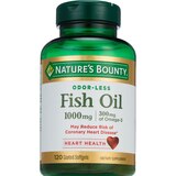 Nature's Bounty Odorless Fish Oil Softgels 1000mg, thumbnail image 1 of 3