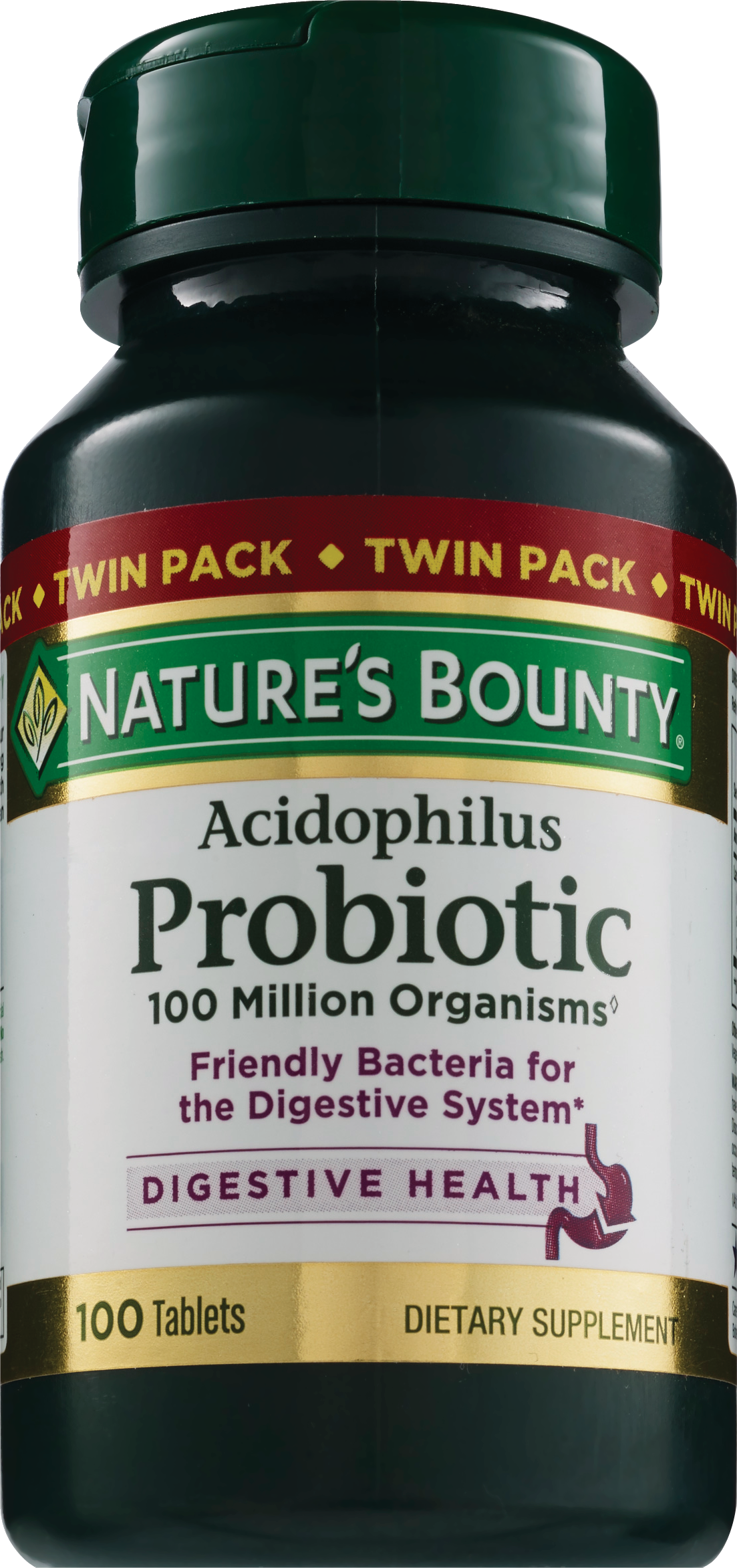 Nature's Bounty Acidophilus Twin Pack, 100 CT