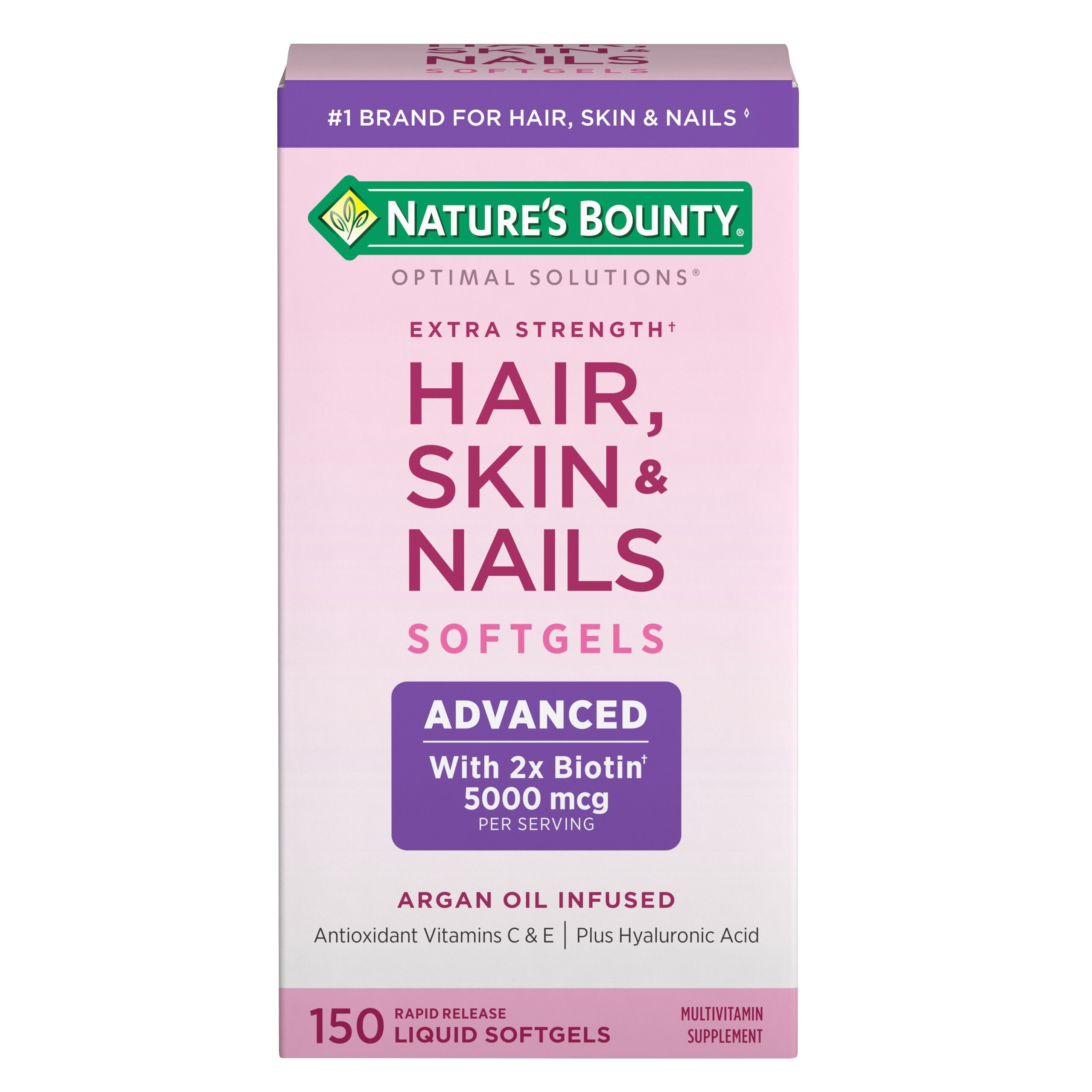 Nature's Bounty Optimal Solutions Hair, Skin & Nails Softgels