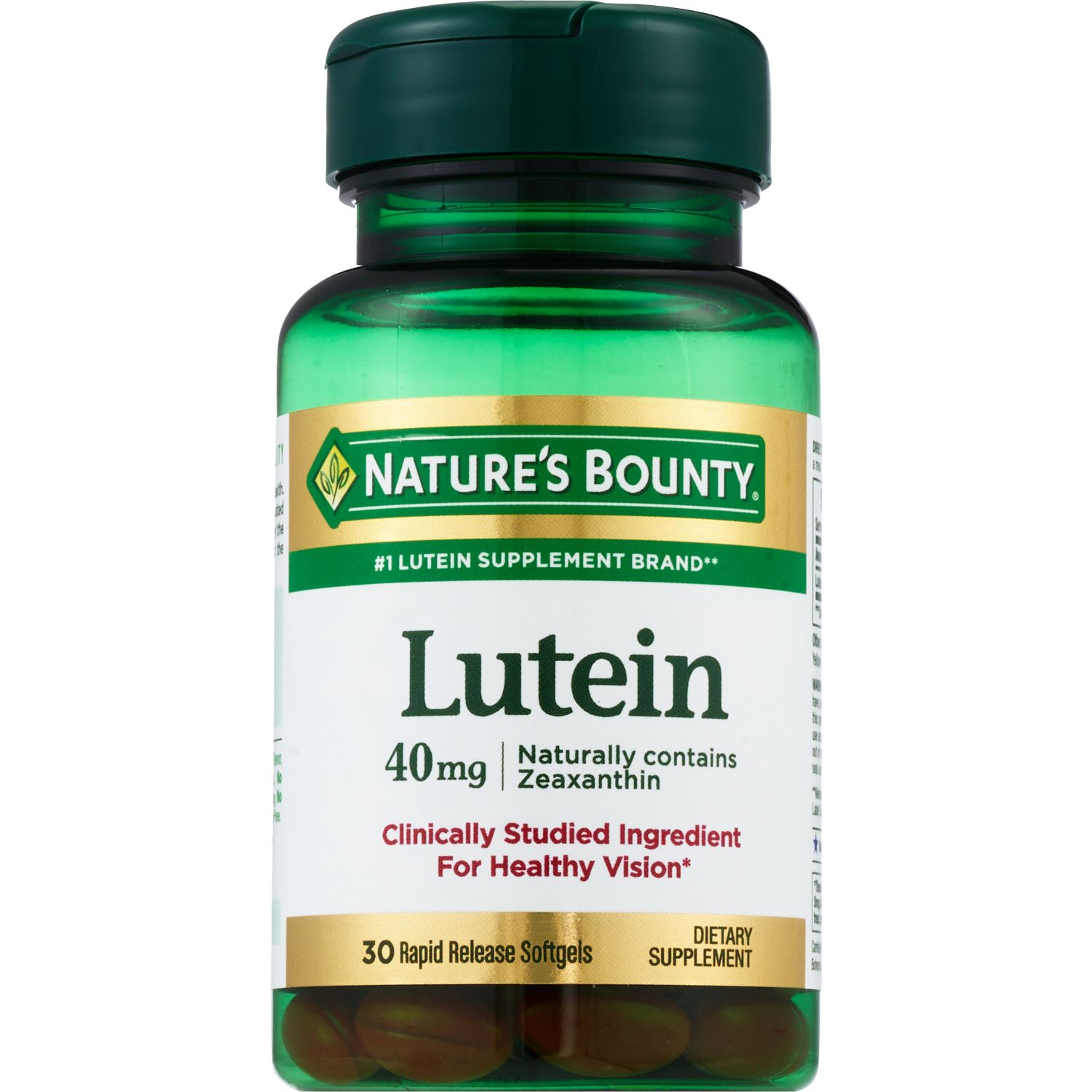 Nature's Bounty Lutein Softgels 40mg, 30CT