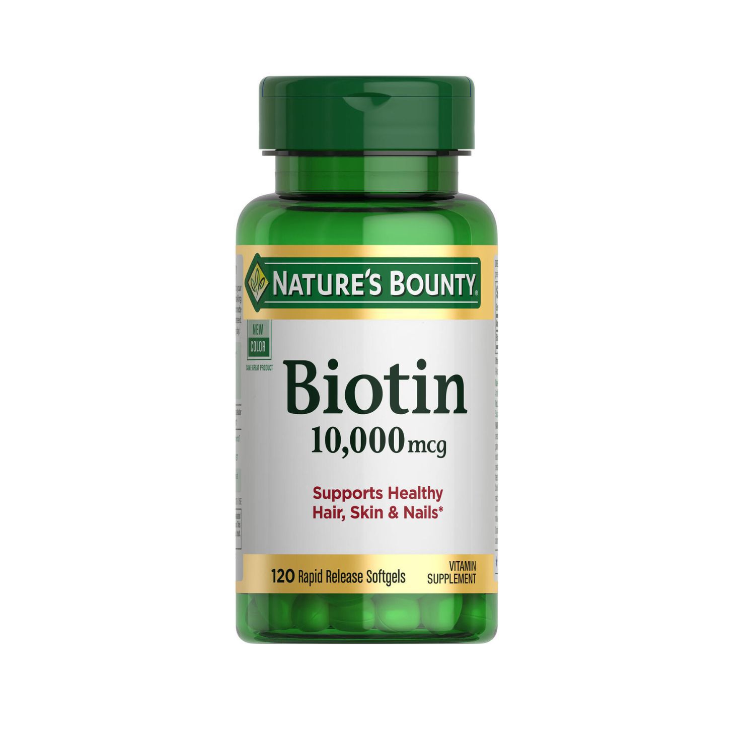 Nature's Bounty Biotin Softgels 10,000mcg