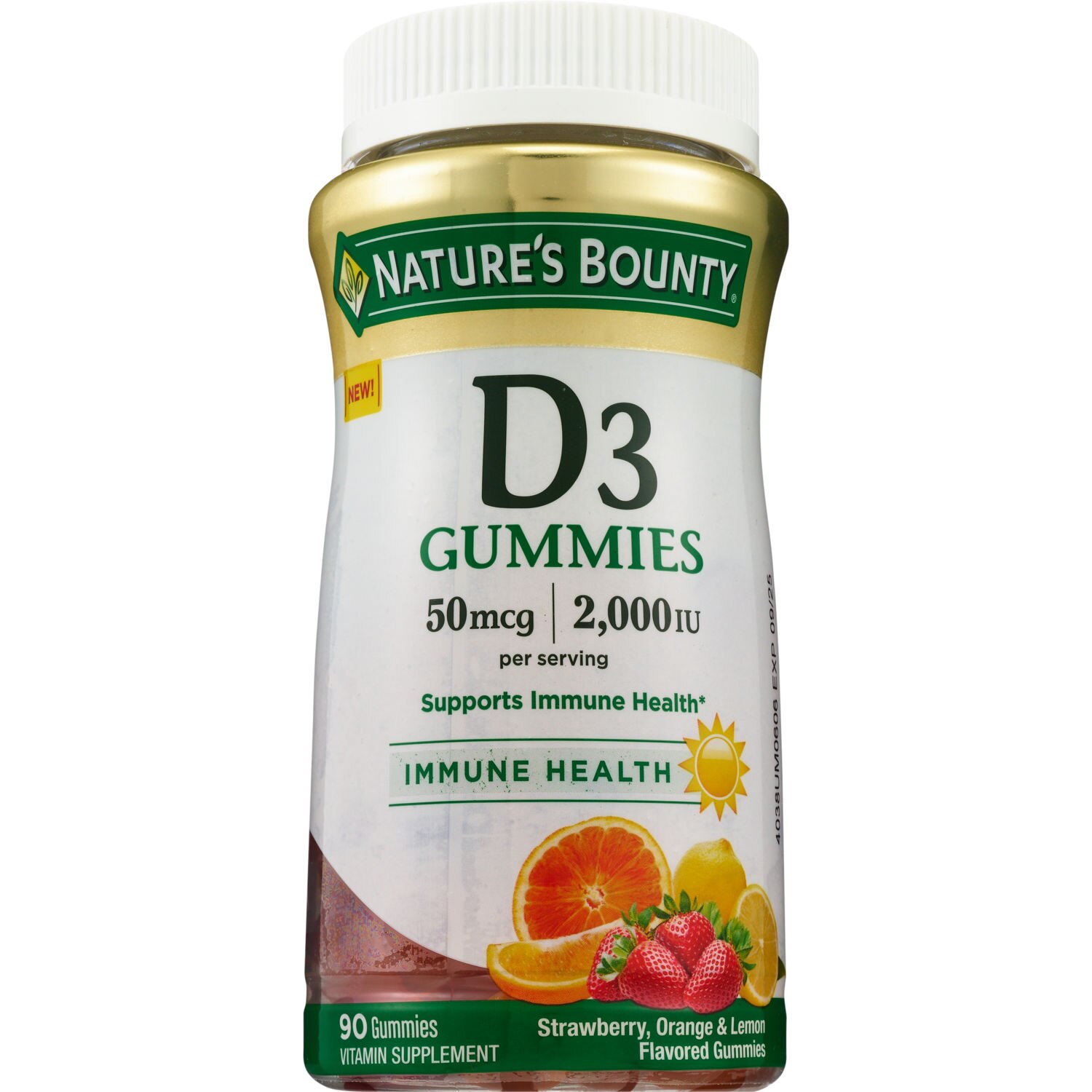 Nature's Bounty Vitamin D Gummies, 90 CT