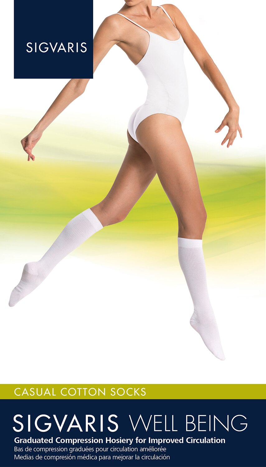 SIGVARIS Casual Cotton Compression Socks for Women