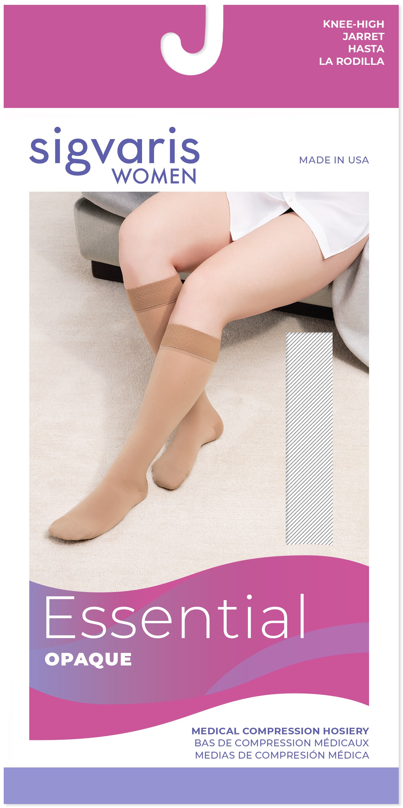 Sigvaris 863C Essential Compression Hosiery 30-40mmHg