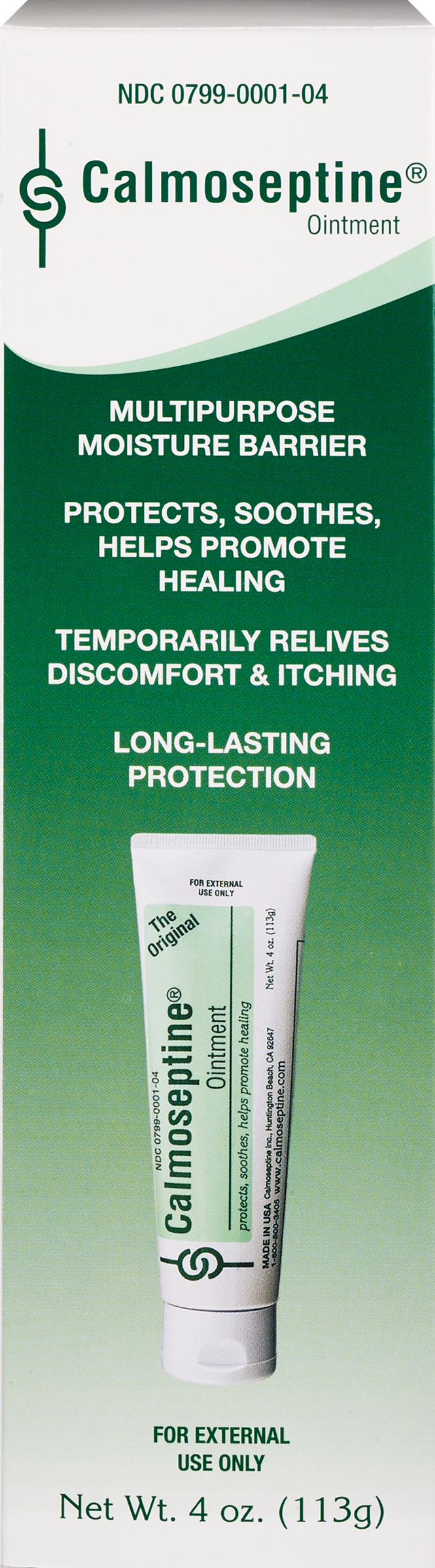 Calmoseptine Ointment Tube, 4 OZ