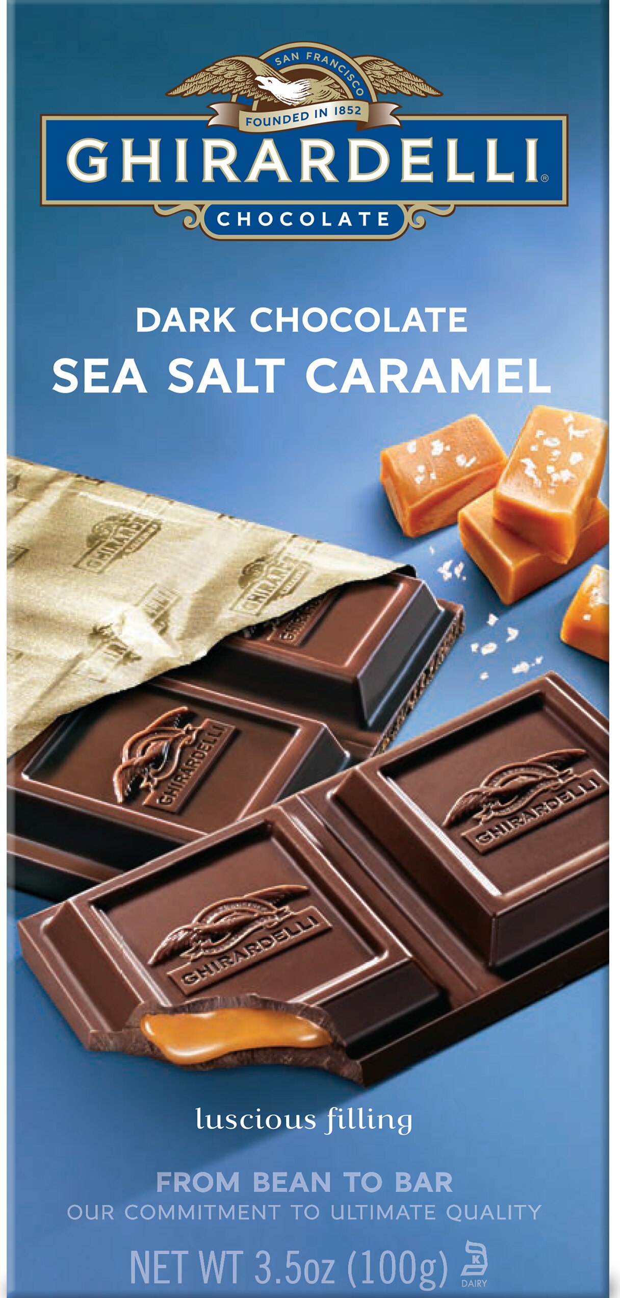 Ghirardelli Dark & Sea Salt Caramel Filling, 3.5 oz