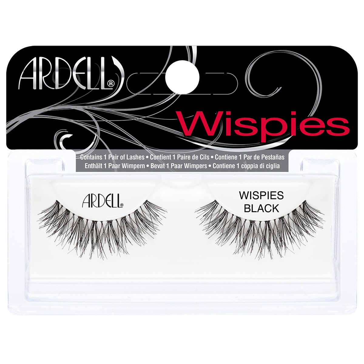 Ardell Glamour Wispies Lashes, Black