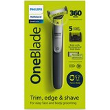 Philips Norelco OneBlade Face + Body Electric Trimmer and Shaver, thumbnail image 1 of 9