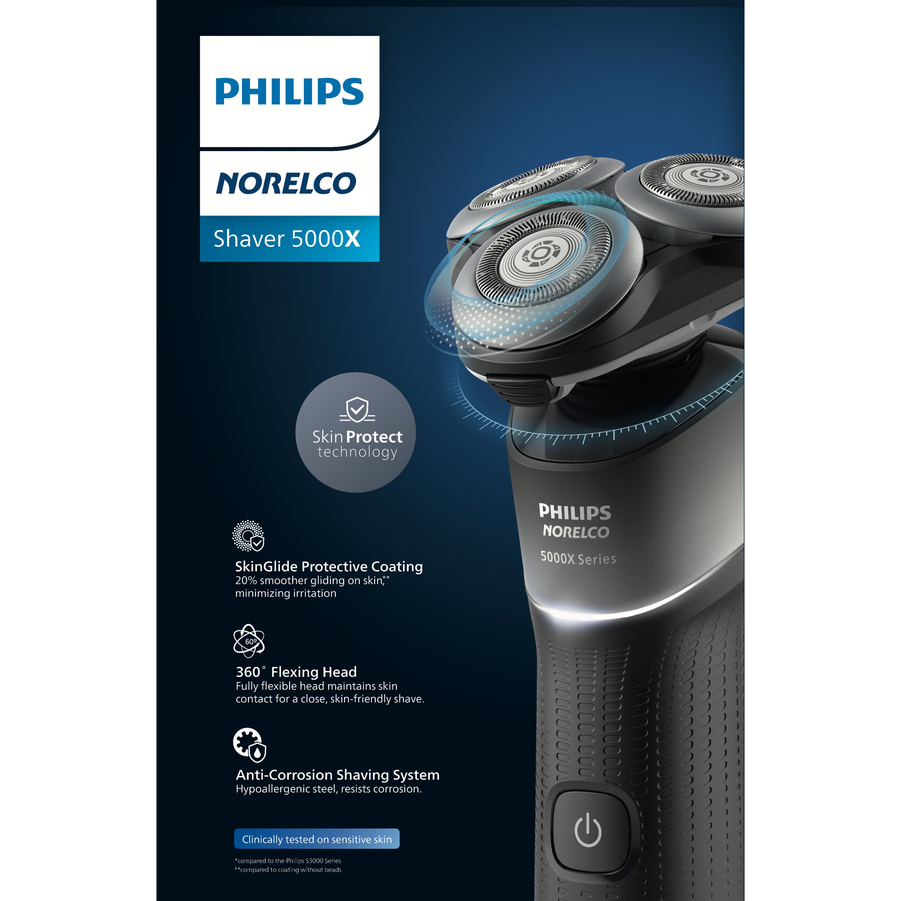 Philips Norelco Shaver 5000x Men's Wet & Dry Shaver