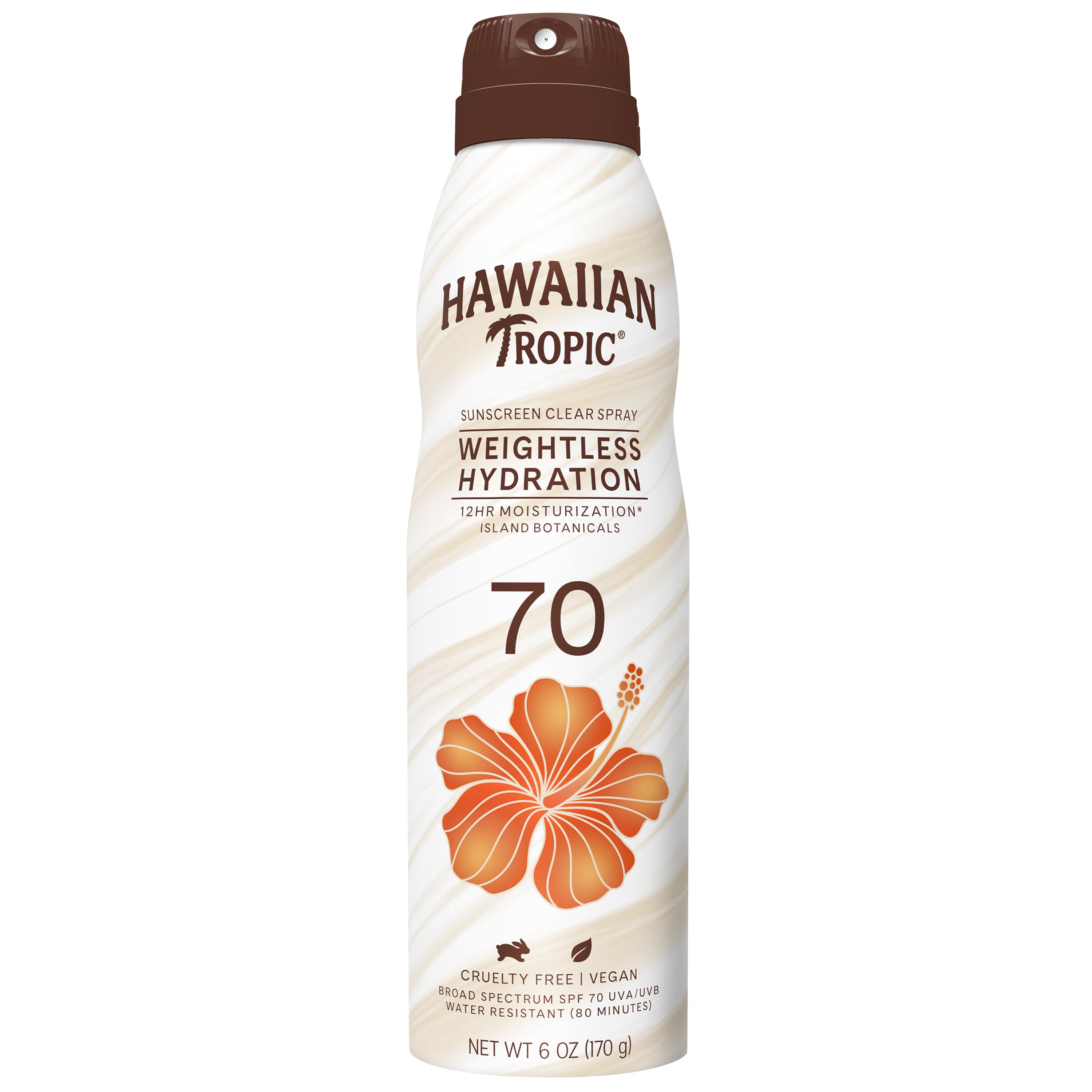 Hawaiian Tropic Silk Hydration Weightless Spray Sunscreen, 6 OZ