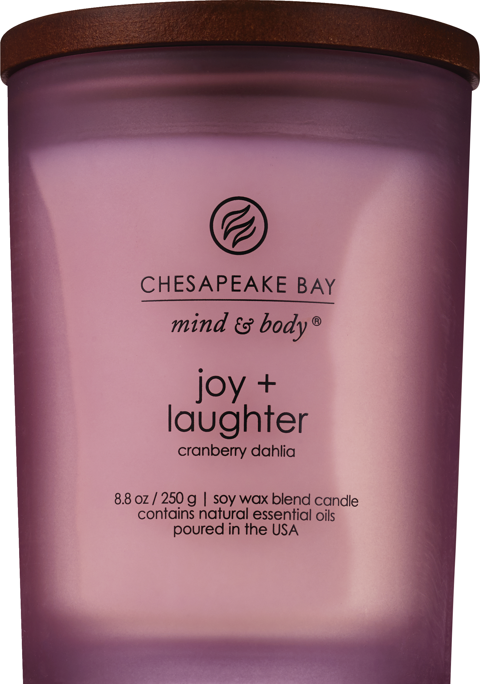 Chesapeake Bay Candle Joy + Laughter, Cranberry Dahlia, 8.8 OZ