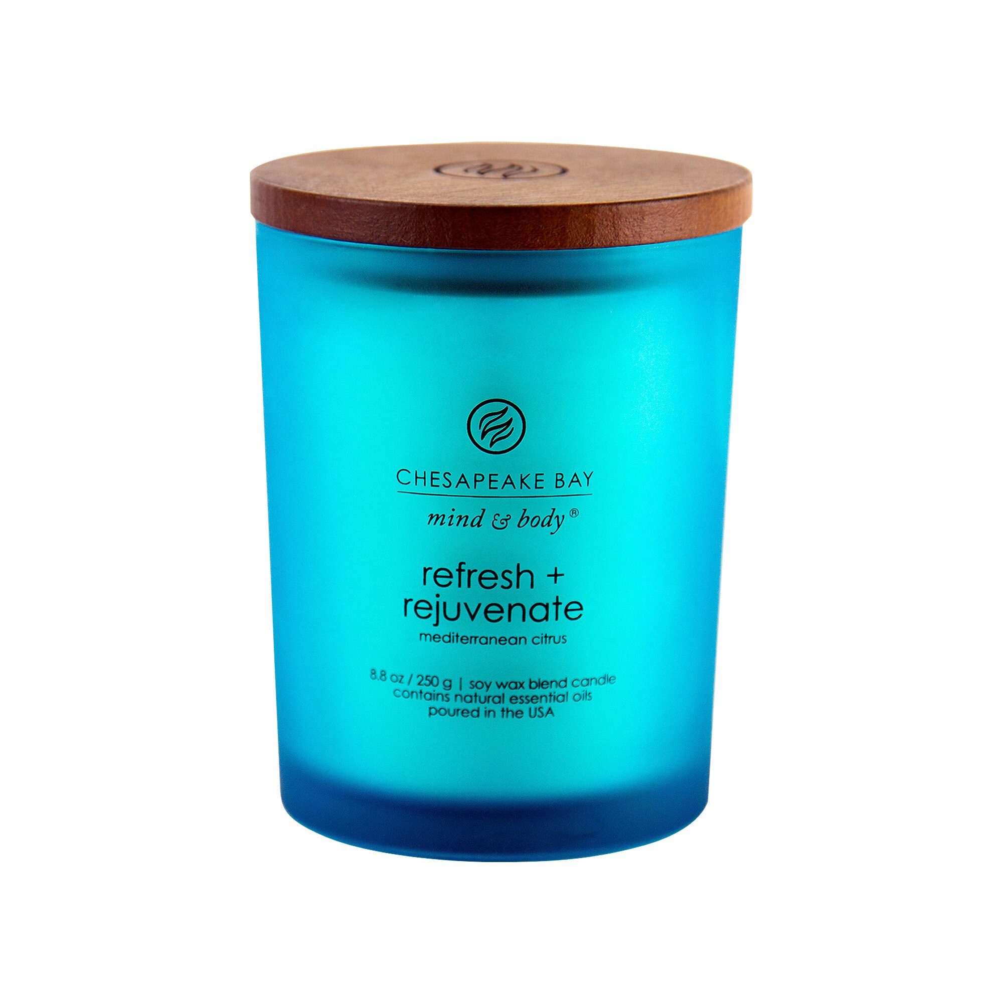 Chesapeake Bay Candle Refresh + Rejuvenate, Mediterranean Citrus, 8.8 OZ