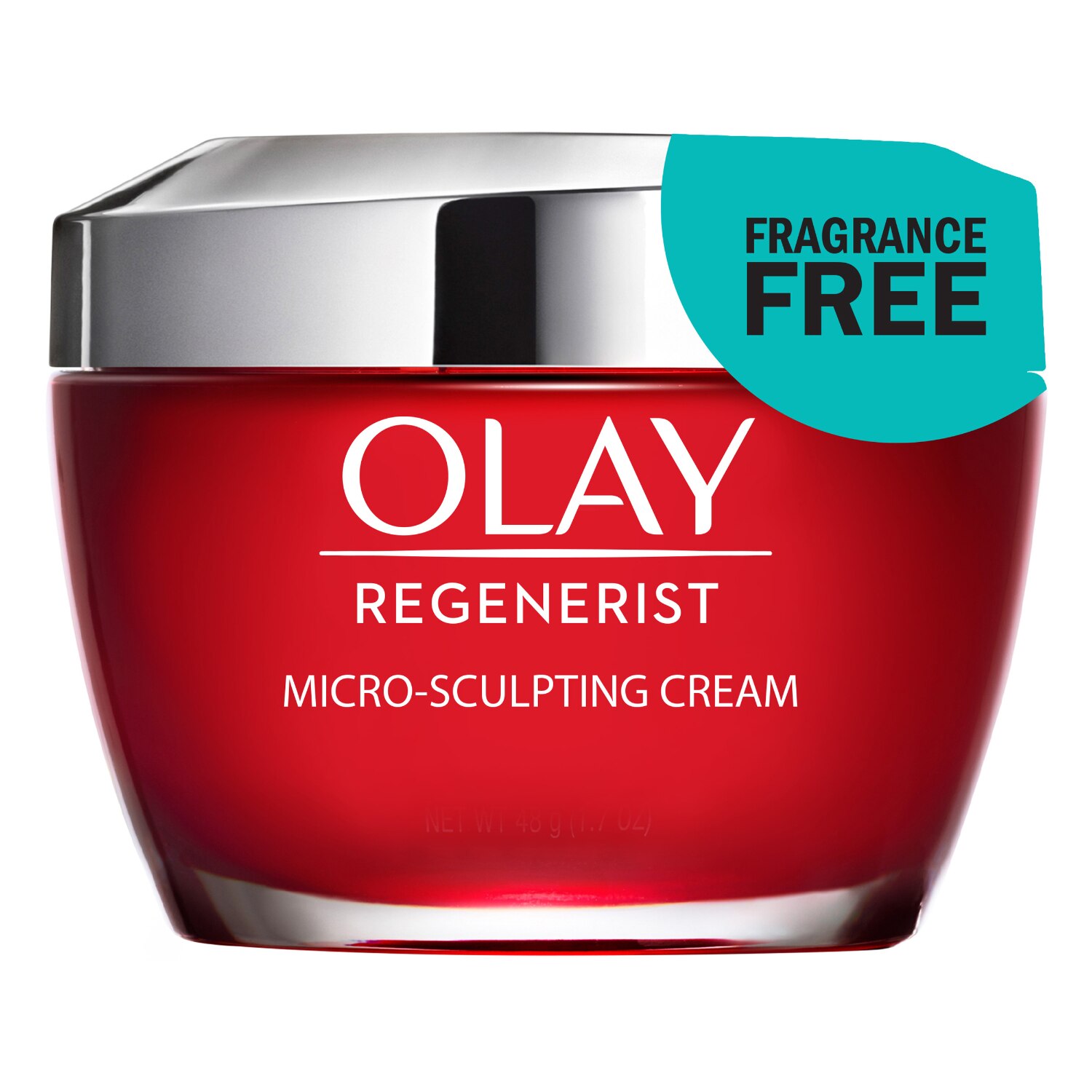 Olay Regenerist Micro-Sculpting Cream Face Moisturizer, Fragrance-Free, 1.7 OZ