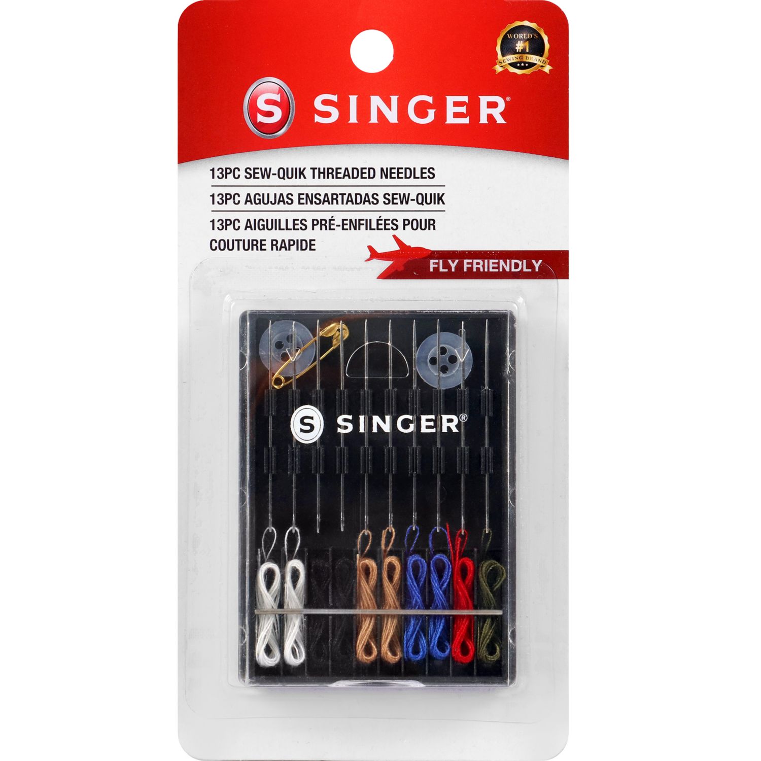 Singer Reusable Sew-Quik Threaded Needles