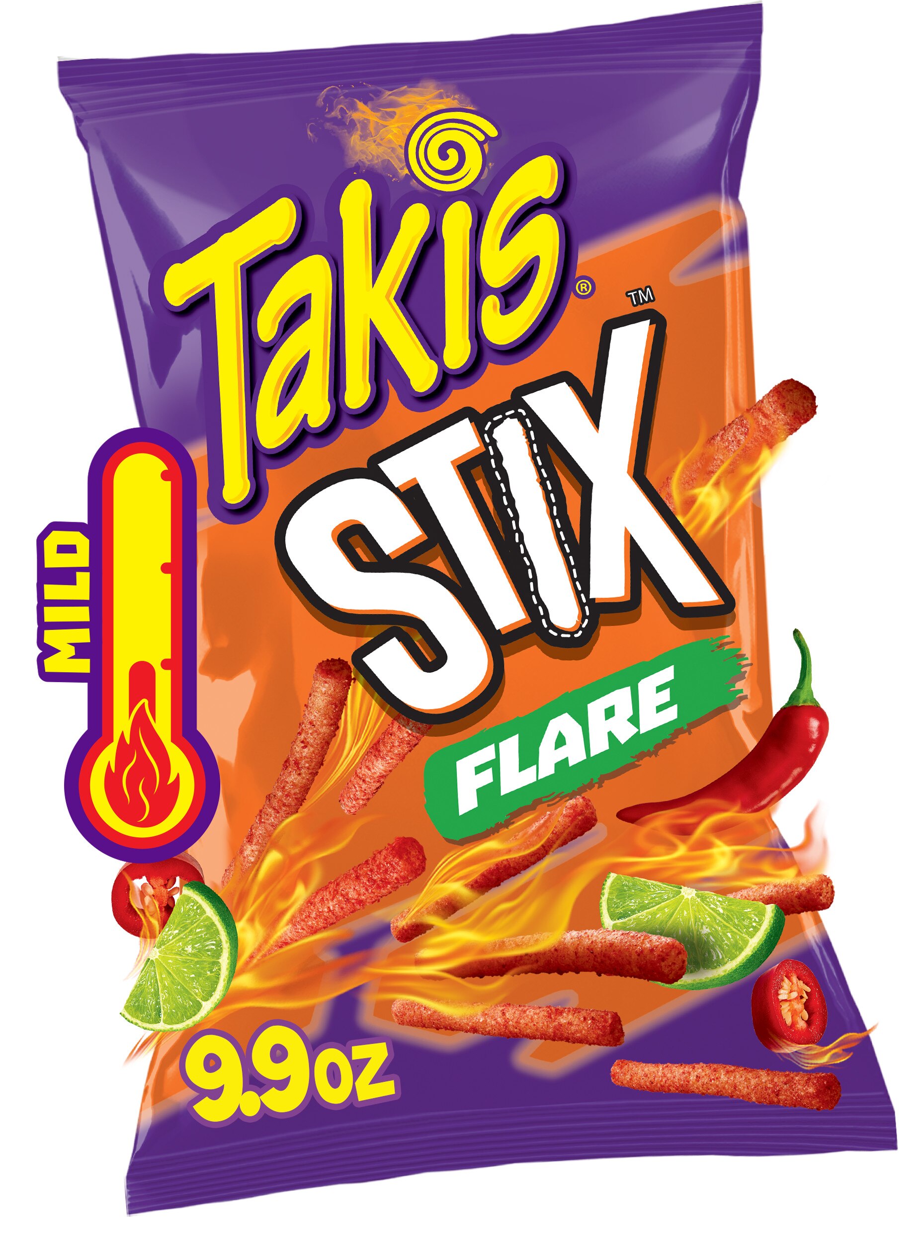 Takis Stix Flare Chili Pepper & Lime Corn Chips