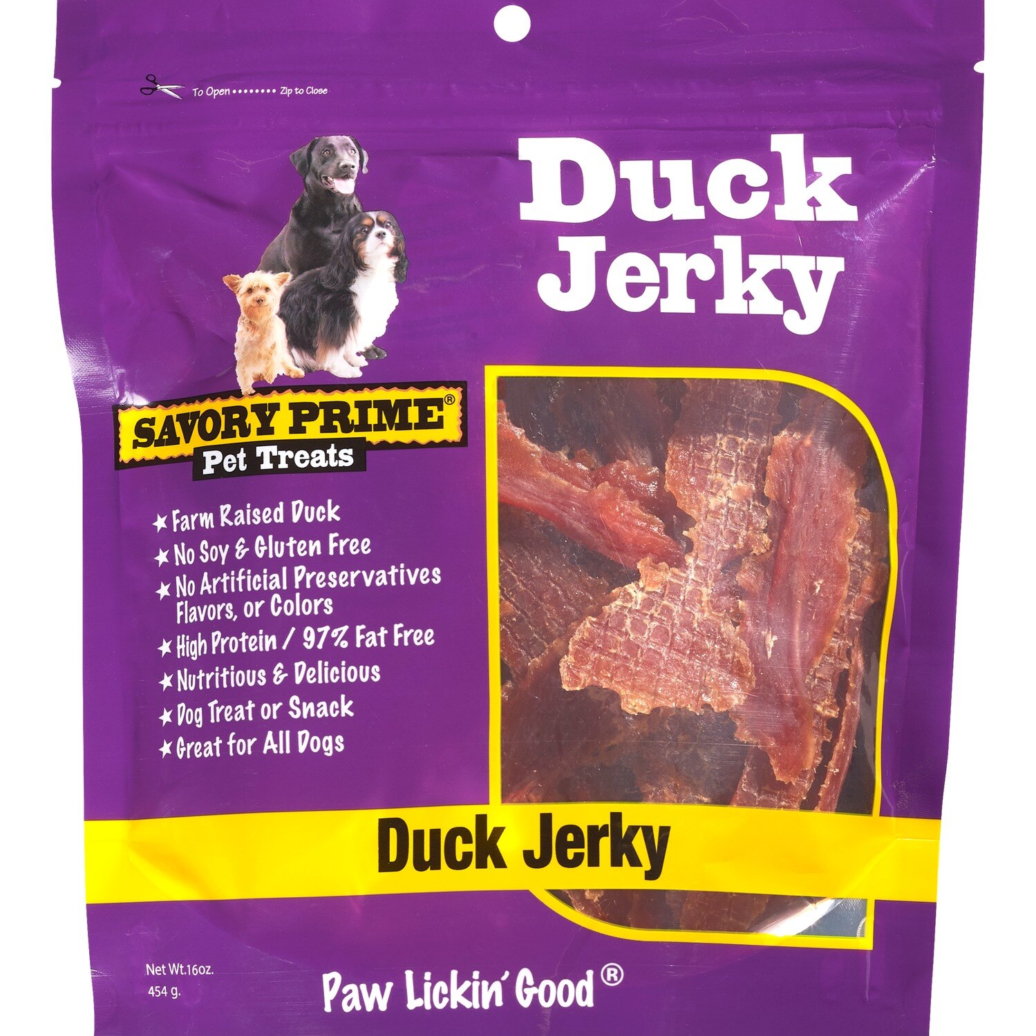 Chomp'ems Duck Jerky Homestyle Treats for Dogs, 8 oz