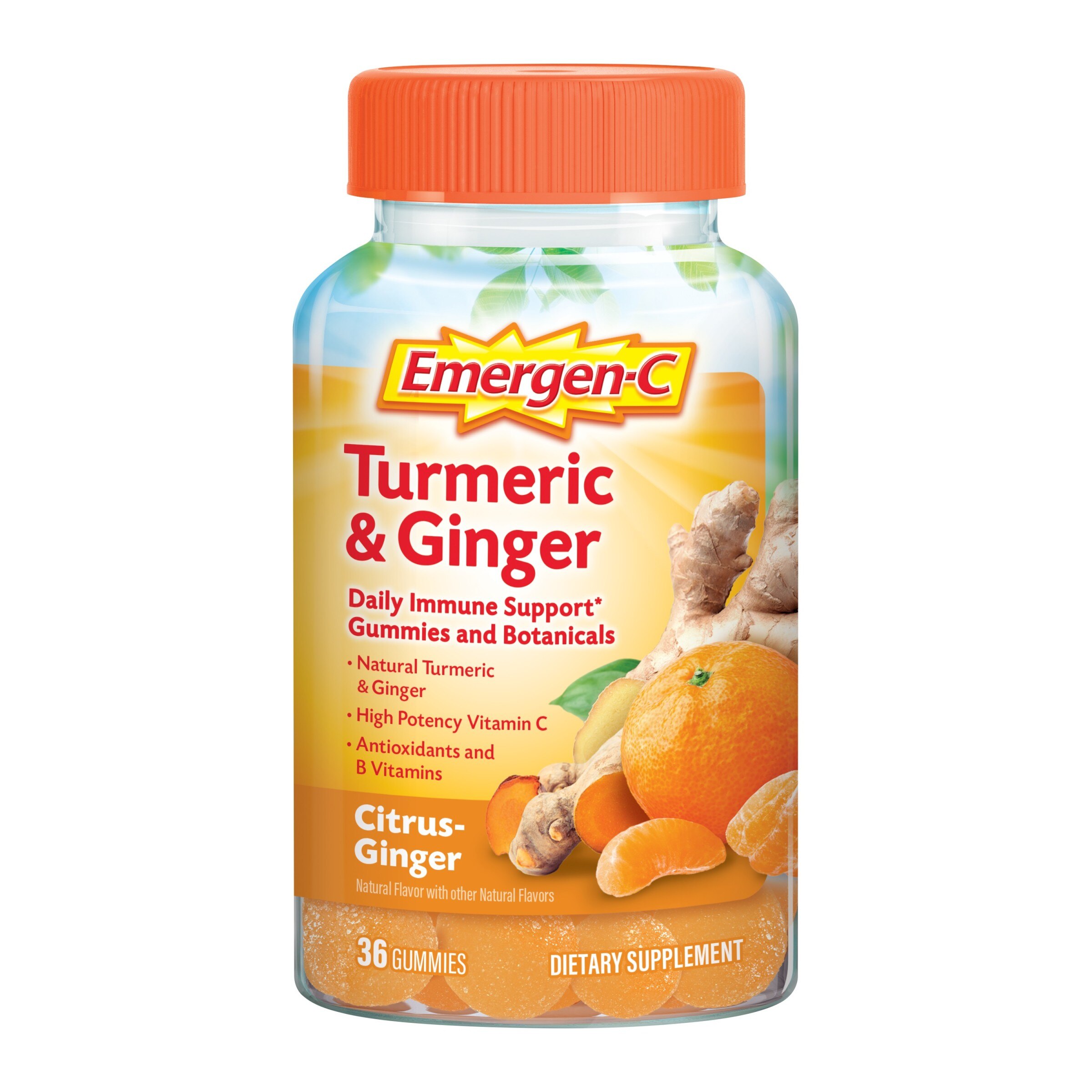 Emergen-C Citrus-Ginger Gummies, 36 CT