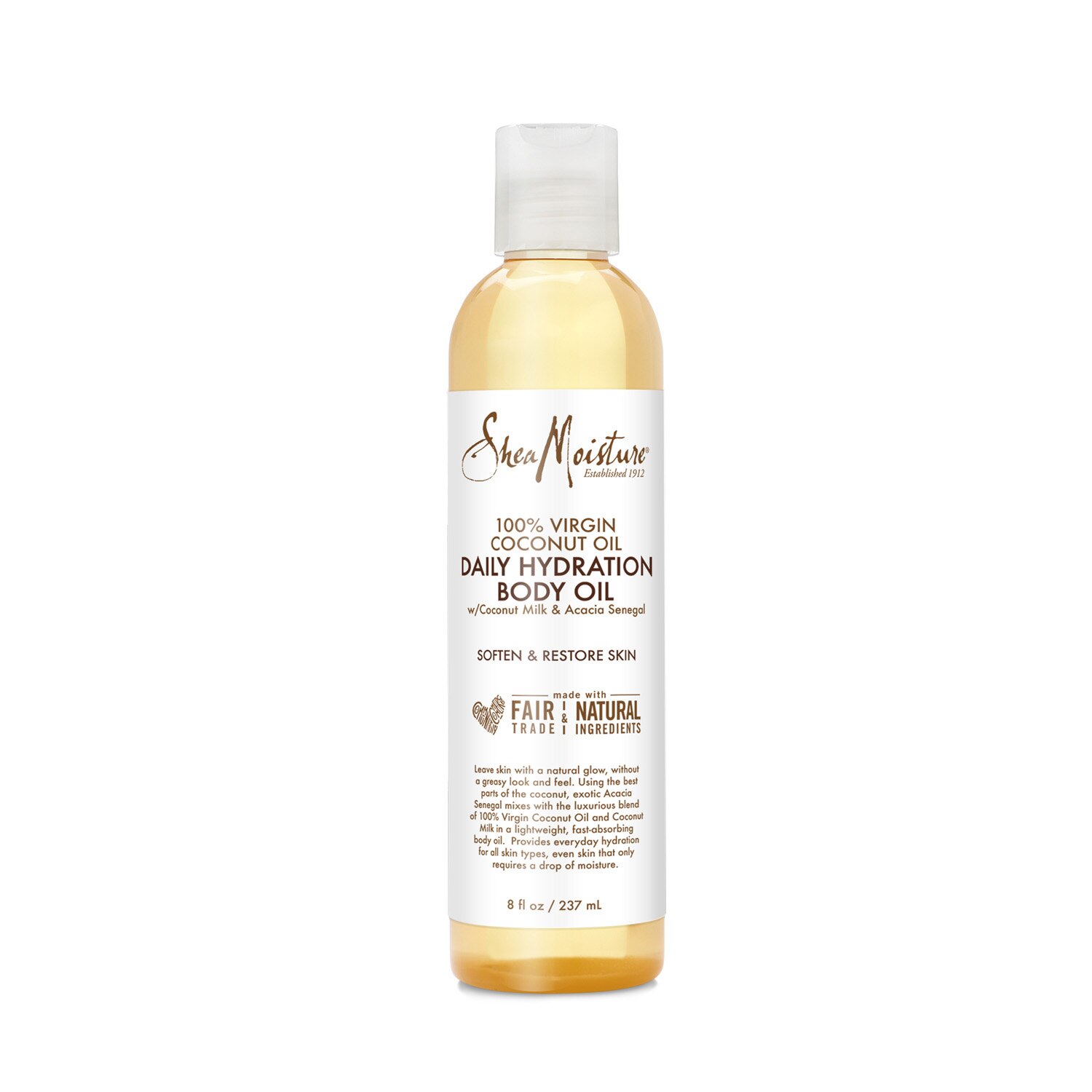 Shea Moisture Coconut Oil Daily Hydration Body Oil, 8 OZ