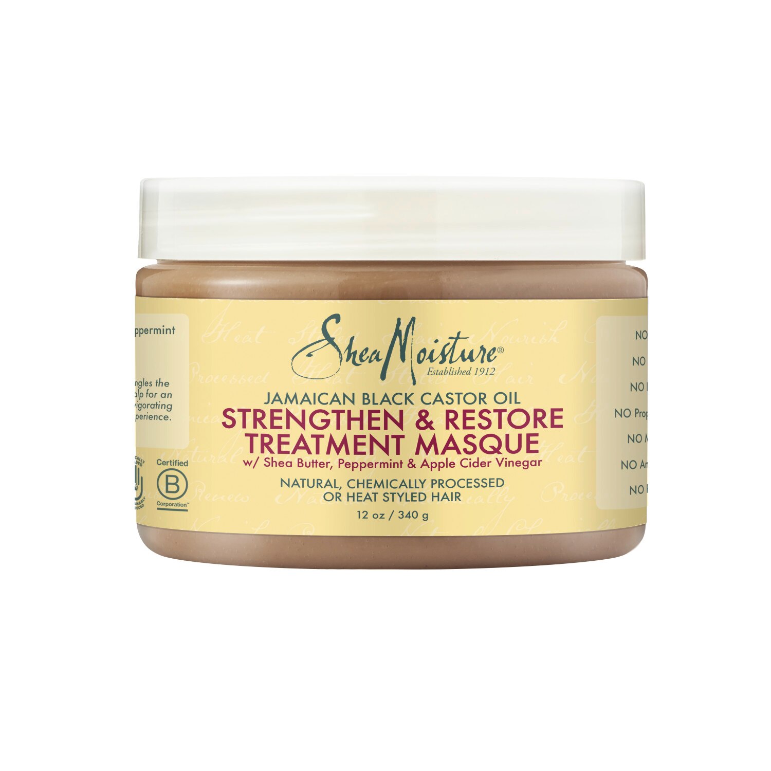 Shea Moisture Jamaican Black Castor Oil Strengthen & Restore Treatment Masque