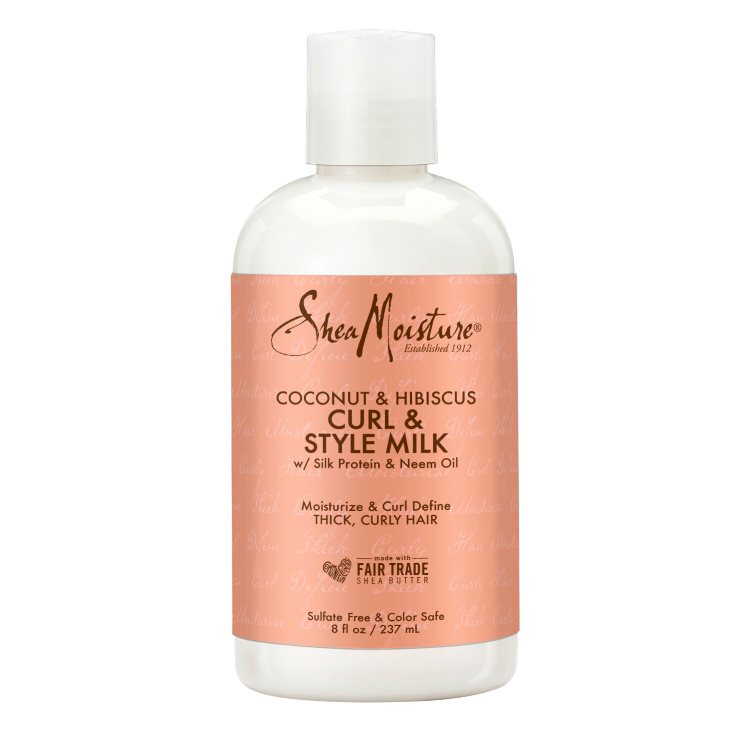 Shea Moisture Coconut & Hibiscus Curl & Style Milk, 8 OZ