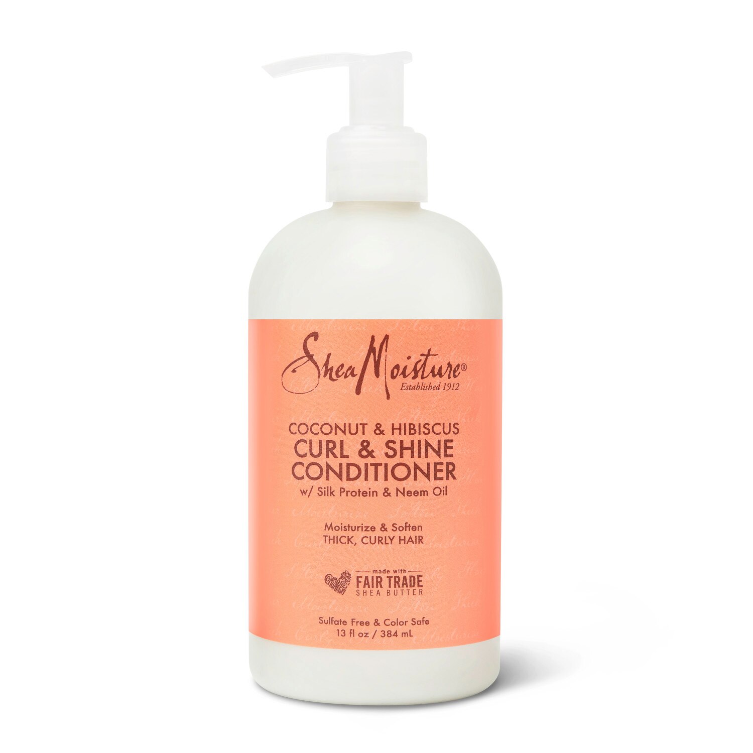 Shea Moisture Coconut & Hibiscus Curl & Shine Conditioner, 13 OZ