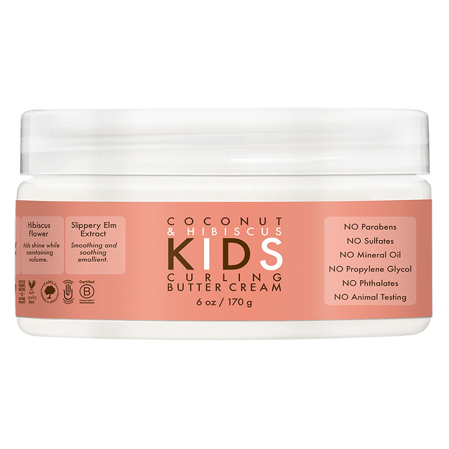 Sheamoisture Kids Coconut & Hibiscus Curling Styling Cream, 6 OZ