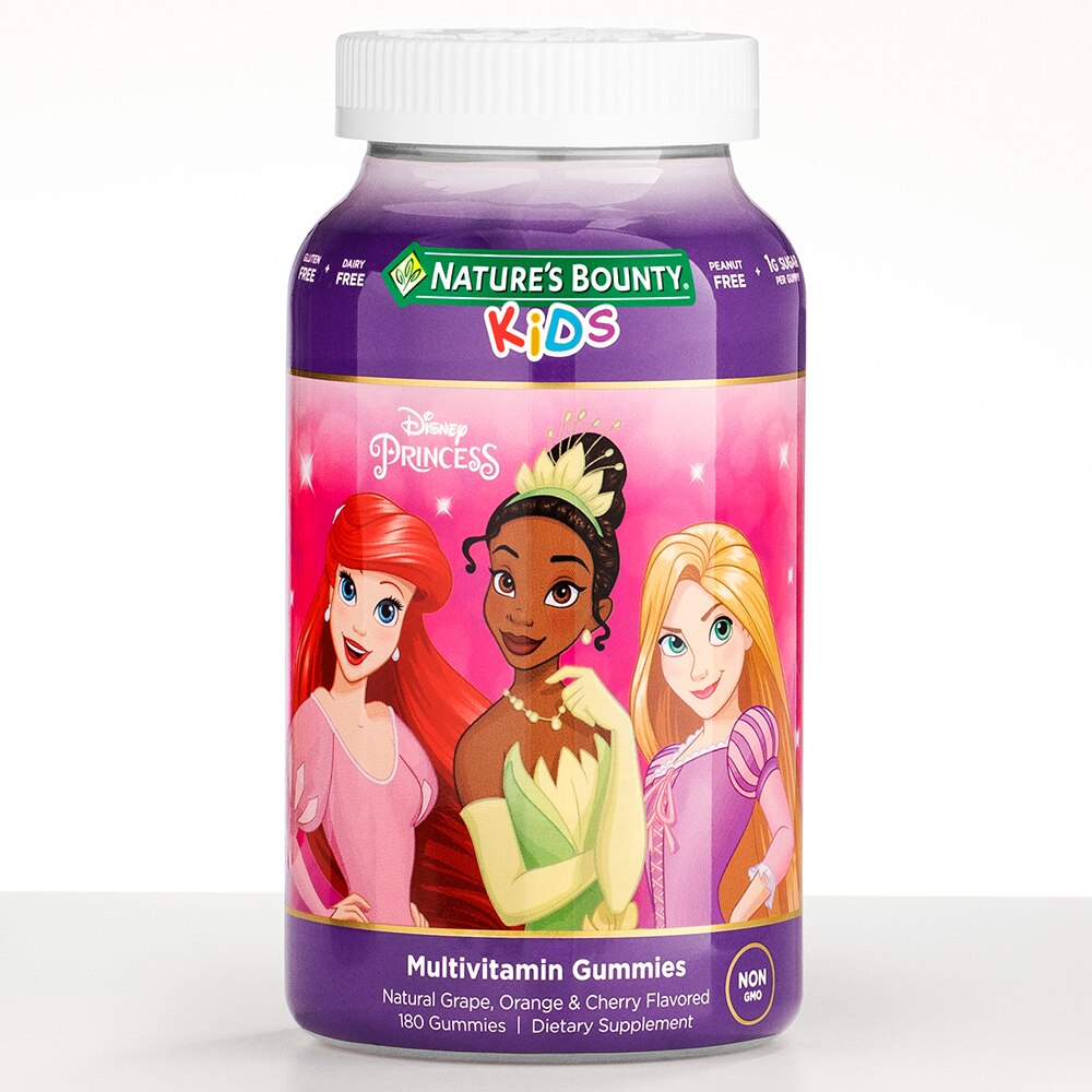 Nature's Bounty Kids Disney Princess Multivitamin Gummies, 180 CT