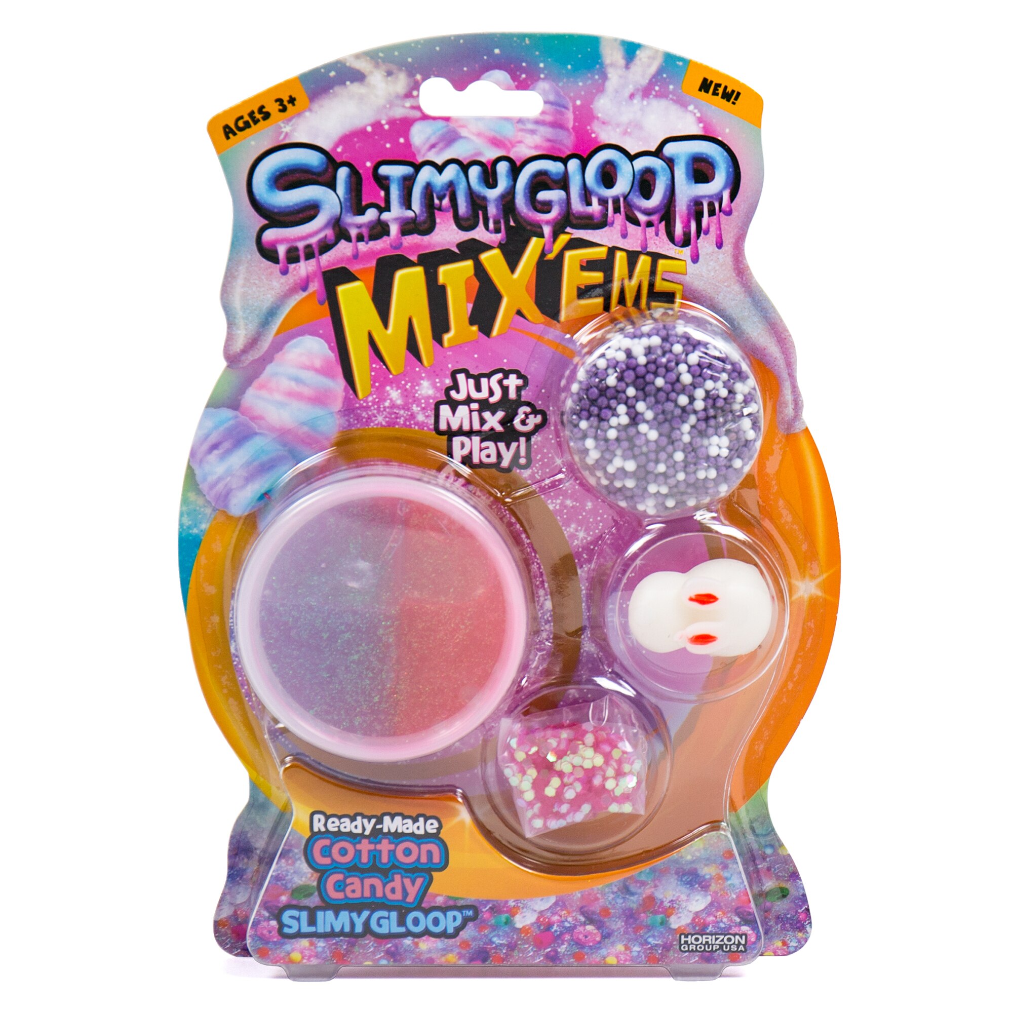 SlimyGloop Mix'Ems Slime Toy, Assorted Designs