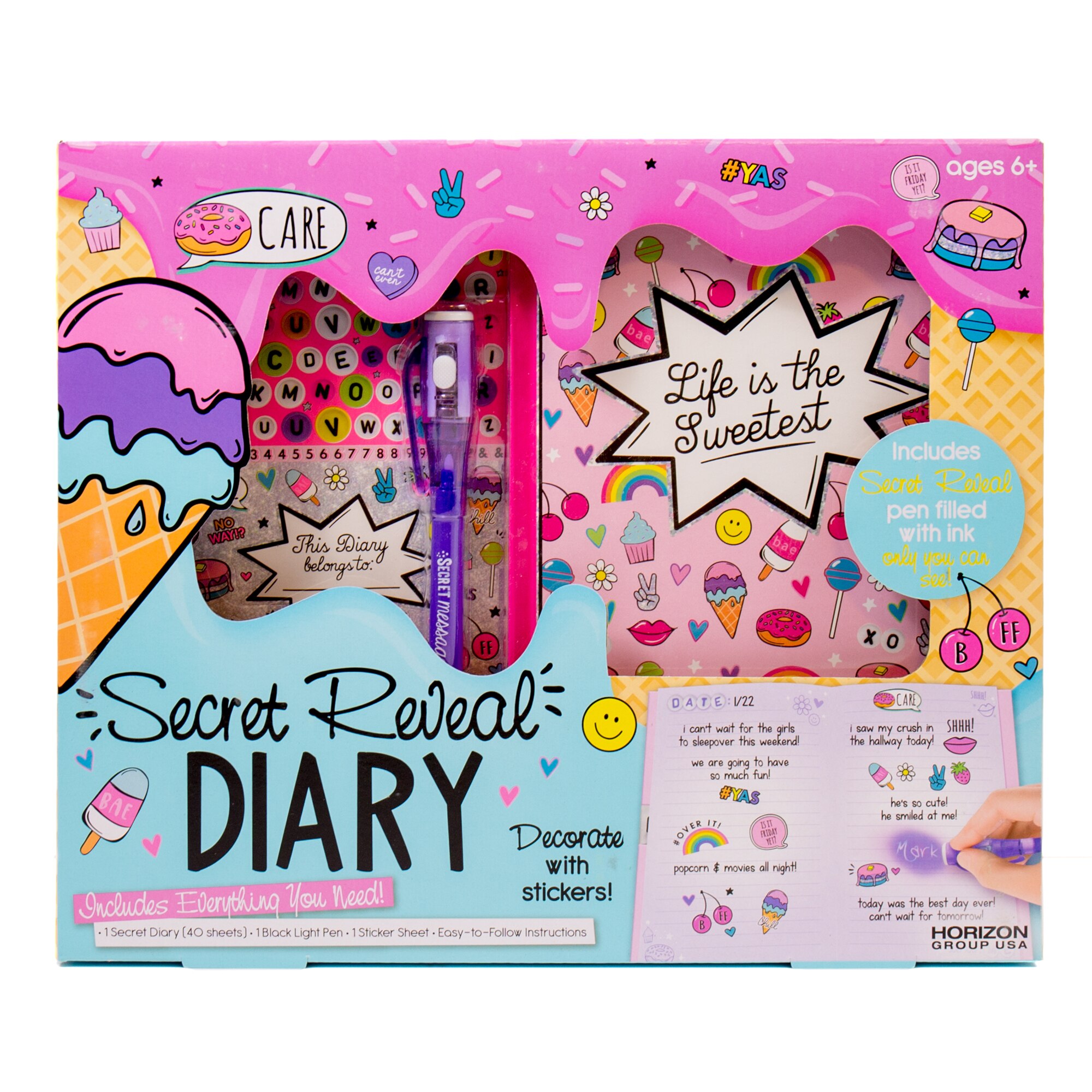 Secret Reveal Diary, Assorted Designs